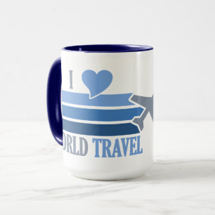 World Travel mug - kies stijl en kleur Mok