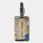  World Travel Papers & Compass Bagagelabel (Voorkant verticaal)