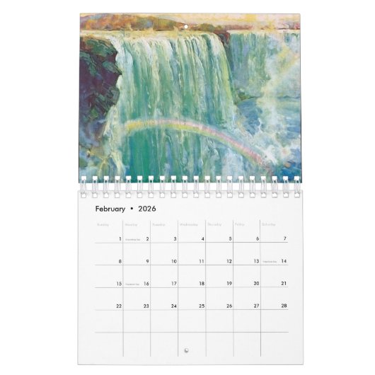  World Travel Posters Calendar Kalender (Feb 2026)