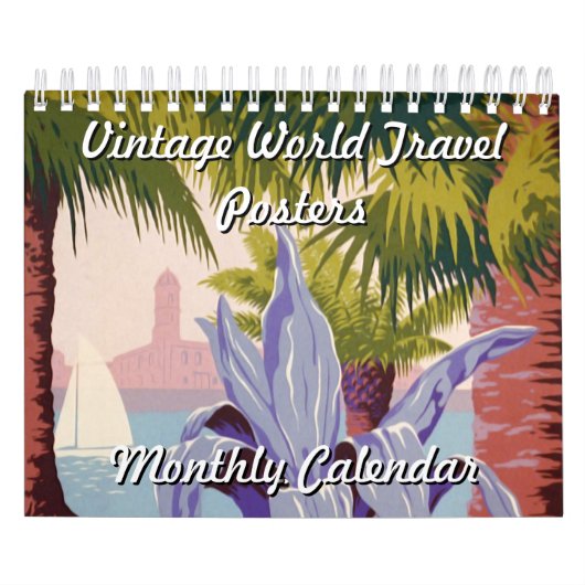  World Travel Posters Calendar Kalender (Hoes)