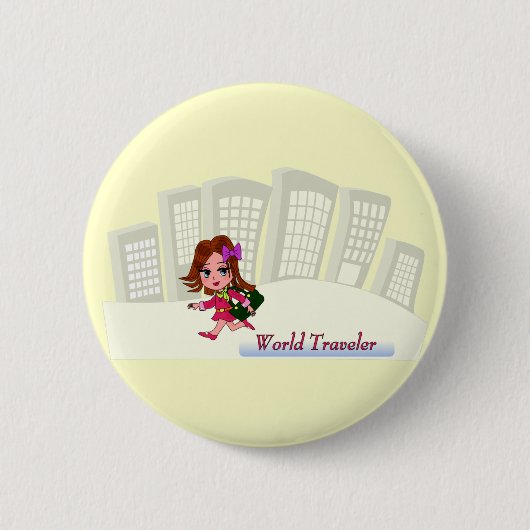 World Traveler Button (Voorkant)