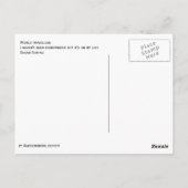 World traveler card met heteluchtballon briefkaart (Achterkant)