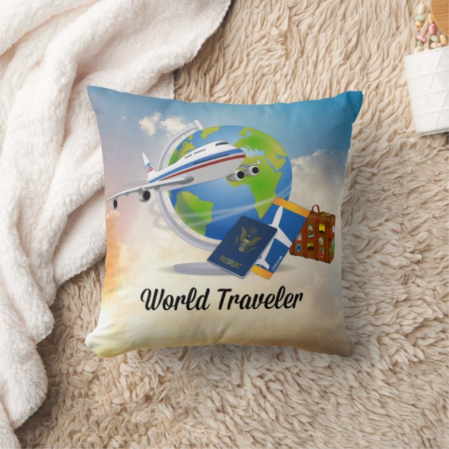 World Traveler, Design 2, Kussen (Deken)