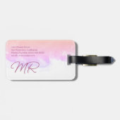 World Traveler Dusty Roos Map Name Bagagelabel (Achterkant horizontaal)