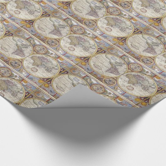 World Traveler Map Cadeaupapier (Hoek)