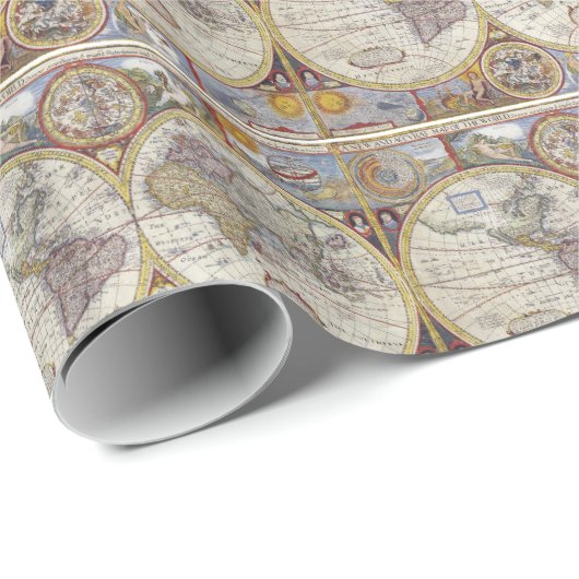 World Traveler  Map Cadeaupapier (Rol Hoek)
