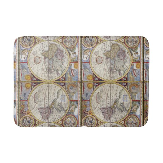 World Traveler  Map Thunder_Cove Badmat (Voorkant)