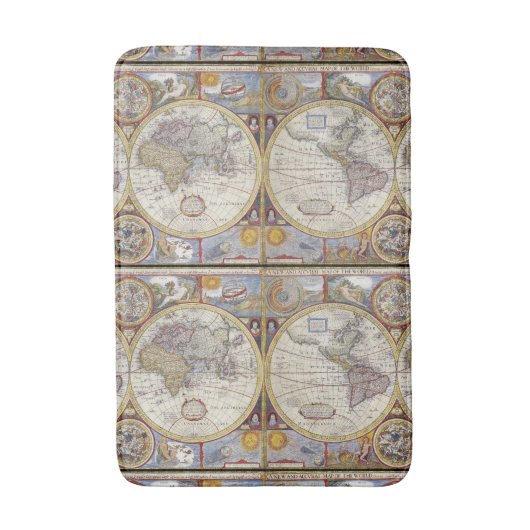 World Traveler Map Thunder_Cove Badmat (Voorkant Verticaal)