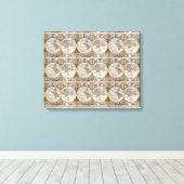 World Traveler Map Thunder_Cove Canvas Afdruk (Insitu (Houten vloer))