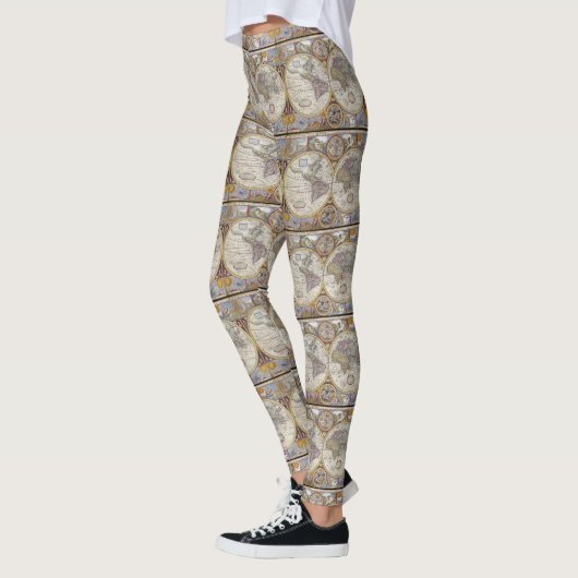 World Traveler  Map Thunder_Cove Leggings (Links)