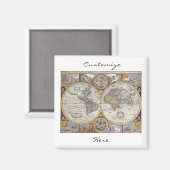 World Traveler  Map Thunder_Cove Magneet (Voorkant / Achterkant)