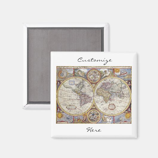 World Traveler Map Thunder_Cove Magneet (Voorkant / Achterkant)