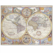 World Traveler  Map Thunder_Cove Sticker (Voorkant)