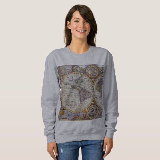 World Traveler Map Thunder_Cove Trui (Voorkant volledig)
