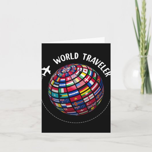 World Traveler Map, World Flags Traveler, Countrie Kaart (Voorkant)