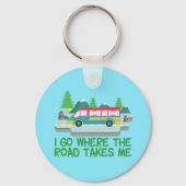 World Traveler RV Nomad Sleutelhanger (Voorkant)