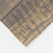 World Traveler White Wereldkaart Light Wood Fleece Deken (Hoek)