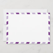 World Traveller Airmail | Vrijgezellenfeest Kaart (Achterkant)