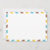 World Traveller Airmail | Vrijgezellenfeest Kaart (Achterkant)