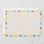 World Traveller Airmail | Vrijgezellenfeest Kaart (Achterkant)