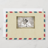 World Traveller Airmail | Vrijgezellenfeest Kaart (Achterkant)