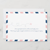 World Traveller Airmail | Vrijgezellenfeest Kaart (Achterkant)