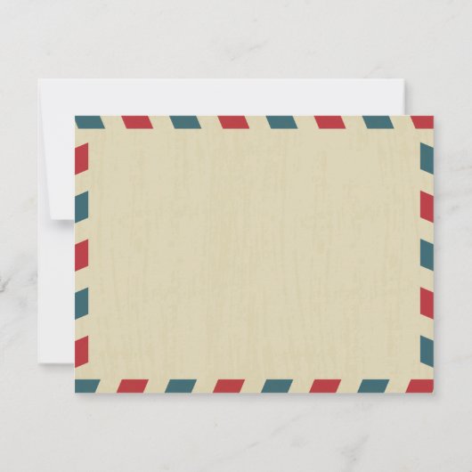 World Traveller Airmail | Vrijgezellenfeest van Ca Kaart (Achterkant)