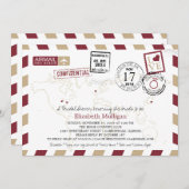 World Traveller Airmail Washington DC Vrijgezellen Kaart (Voorkant / Achterkant)