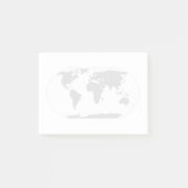 World Traveller Map Post-it® Notes (Voorkant)