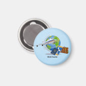 World Traveller, verpakt en klaar om te gaan, Magneet (Voorkant / Achterkant)