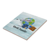World Traveller, verpakt en klaar om te gaan, Tegeltje (Zijkant)