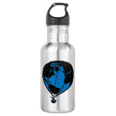 World Traveller Waterfles (Voorkant)