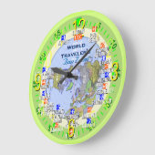 World Travellers Time Zone Business Grote Klok (Hoek)