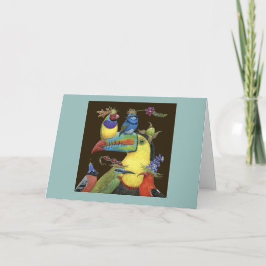 World Travellers wenskaart Kaart (Voorkant)