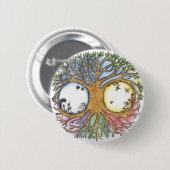 World Tree Badge Ronde Button 5,7 Cm (Voorkant /achterkant)