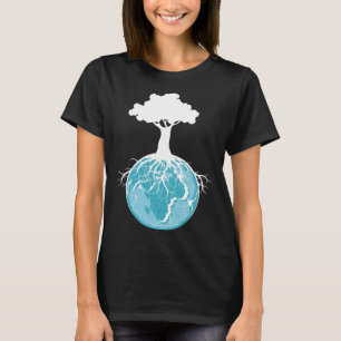 World Tree Roots Milieuactivist en Natuur T-shirt