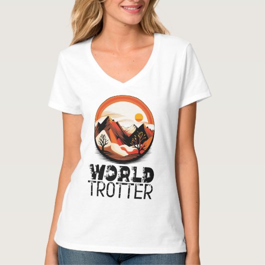 World Trotter - Aventura en el Horizonte T-shirt (Voorkant)
