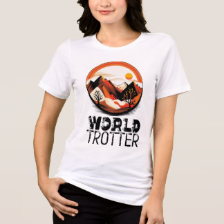 World Trotter - Aventura en el Horizonte Tri-Blend Shirt
