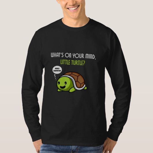 World Turtle Domination Schildpad Eigenaar T-shirt (Voorkant)