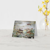 World Uitzicht Notecard Kaart (Gele Bloem)