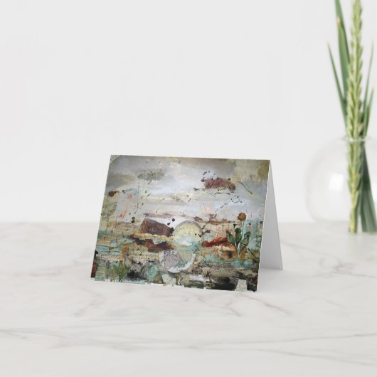 World Uitzicht Notecard Kaart (Voorkant)