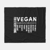 world vegan day-happy world vegan day-the future i fleece deken (Voorkant (Horizontaal))