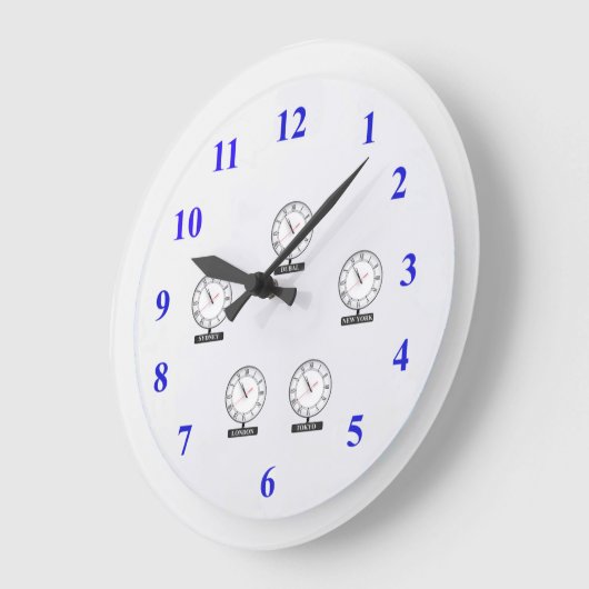 World Wall Clock Grote Klok (Hoek)