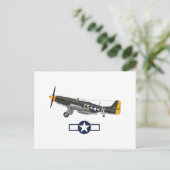 World War 2 American Airlines Briefkaart (Staand voorkant)