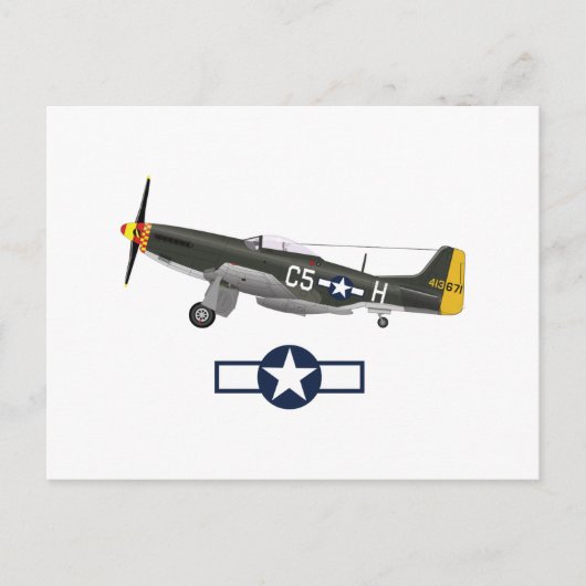 World War 2 American Airlines Briefkaart (Voorkant)