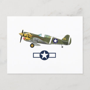 World War 2 American Airlines Briefkaart