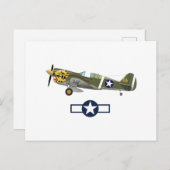 World War 2 American Airlines Briefkaart (Voorkant / Achterkant)