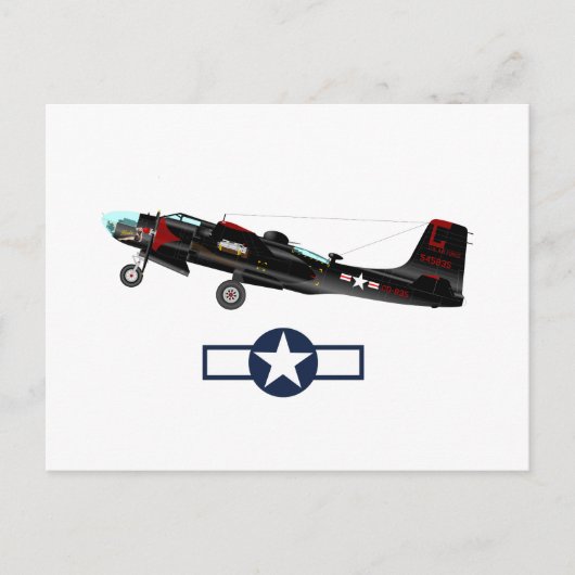 World War 2 American Airlines Uitnodiging Briefkaart (Voorkant)