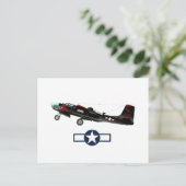 World War 2 American Airlines Uitnodiging Briefkaart (Staand voorkant)