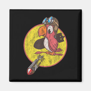 World War 2 Fighter Pilot Patch voor veteranen uit Magneet